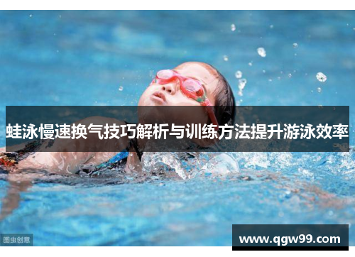 蛙泳慢速换气技巧解析与训练方法提升游泳效率